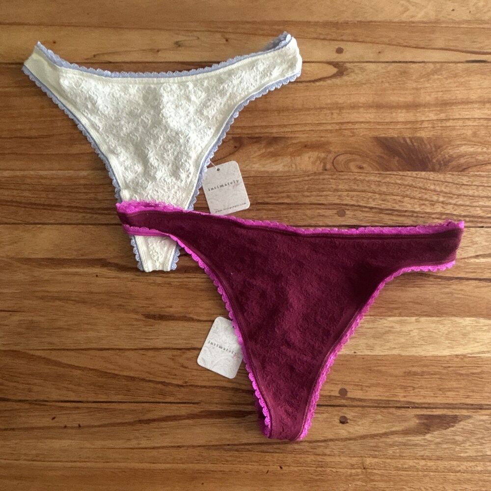 Free people thongs two pairs L/XL